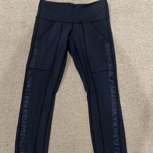 Blue Athletic Leggings